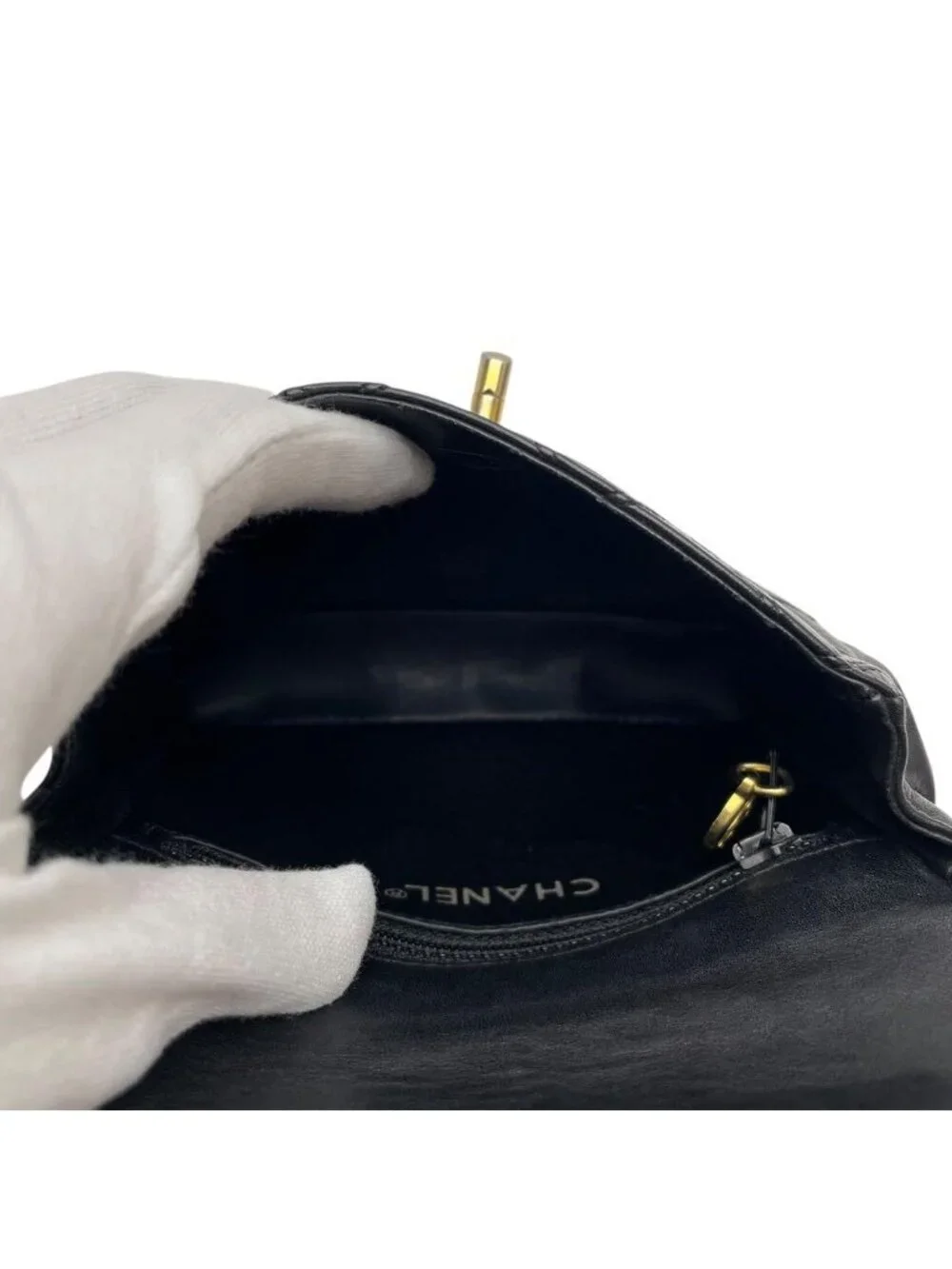 Chanel Lambskin Bicolor Quilted Waist Bag